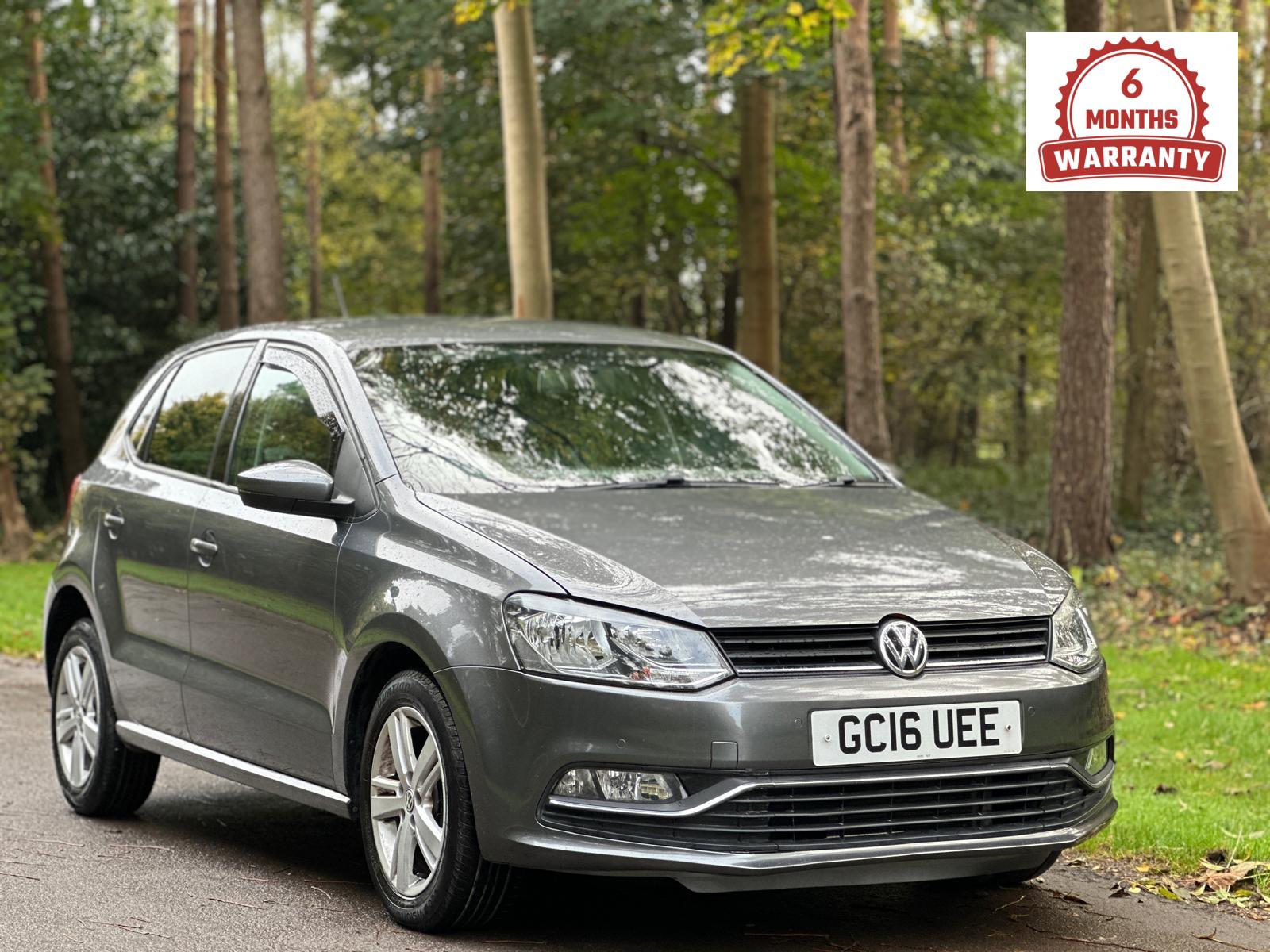 Volkswagen Polo 1.0 BlueMotion Tech Match Hatchback 5dr Petrol Manual Euro 6 (s/s) (60 ps)