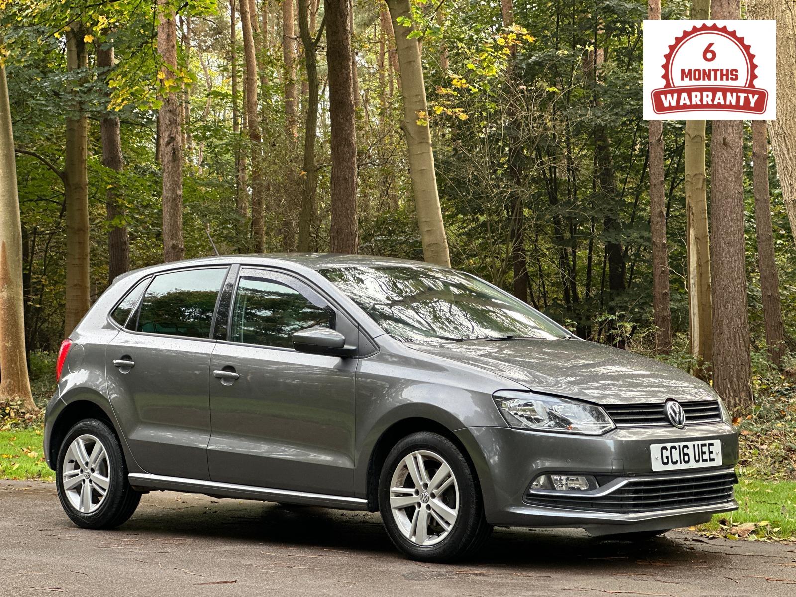 Volkswagen Polo 1.0 BlueMotion Tech Match Hatchback 5dr Petrol Manual Euro 6 (s/s) (60 ps)