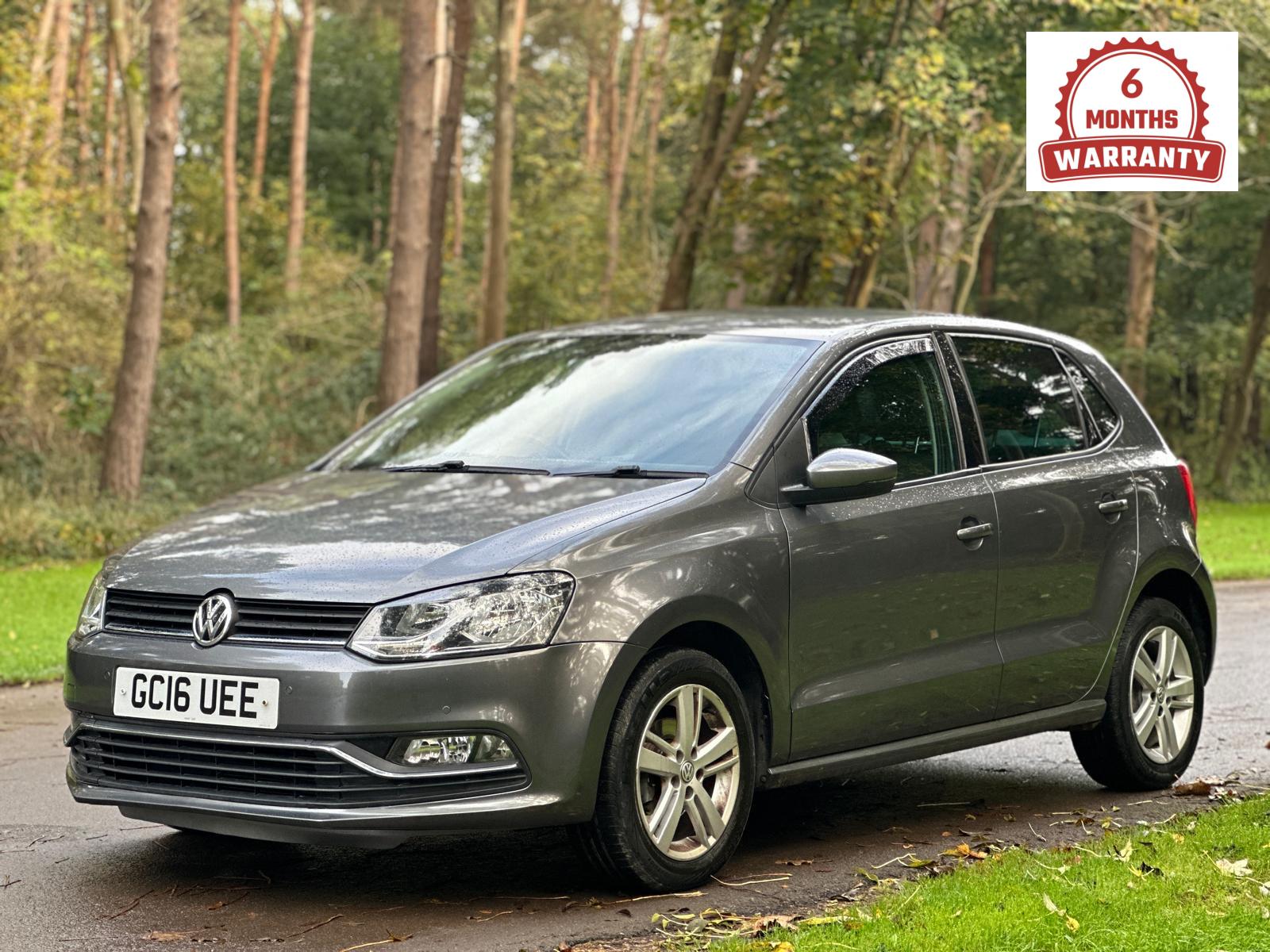 Volkswagen Polo 1.0 BlueMotion Tech Match Hatchback 5dr Petrol Manual Euro 6 (s/s) (60 ps)