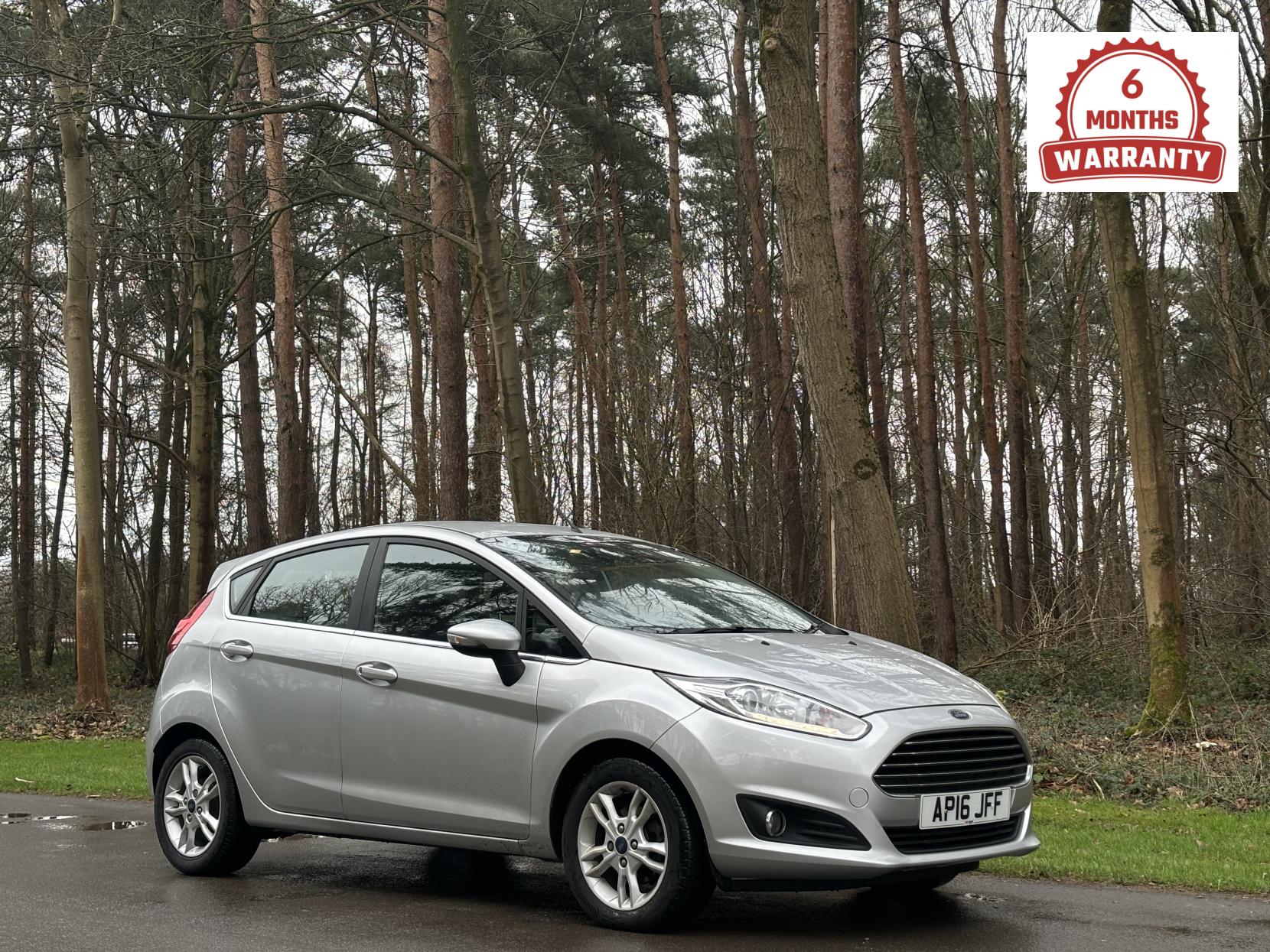 Ford Fiesta 1.6 Zetec Hatchback 5dr Petrol Powershift Euro 6 (105 ps)